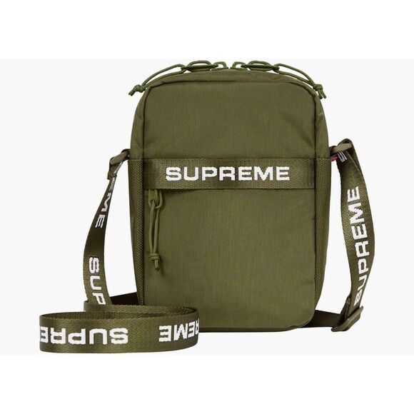 Supreme Fall/Winter FW 22 Olive Green Shoulder Crossbody Bag NWT Cordura - Picture 1 of 6